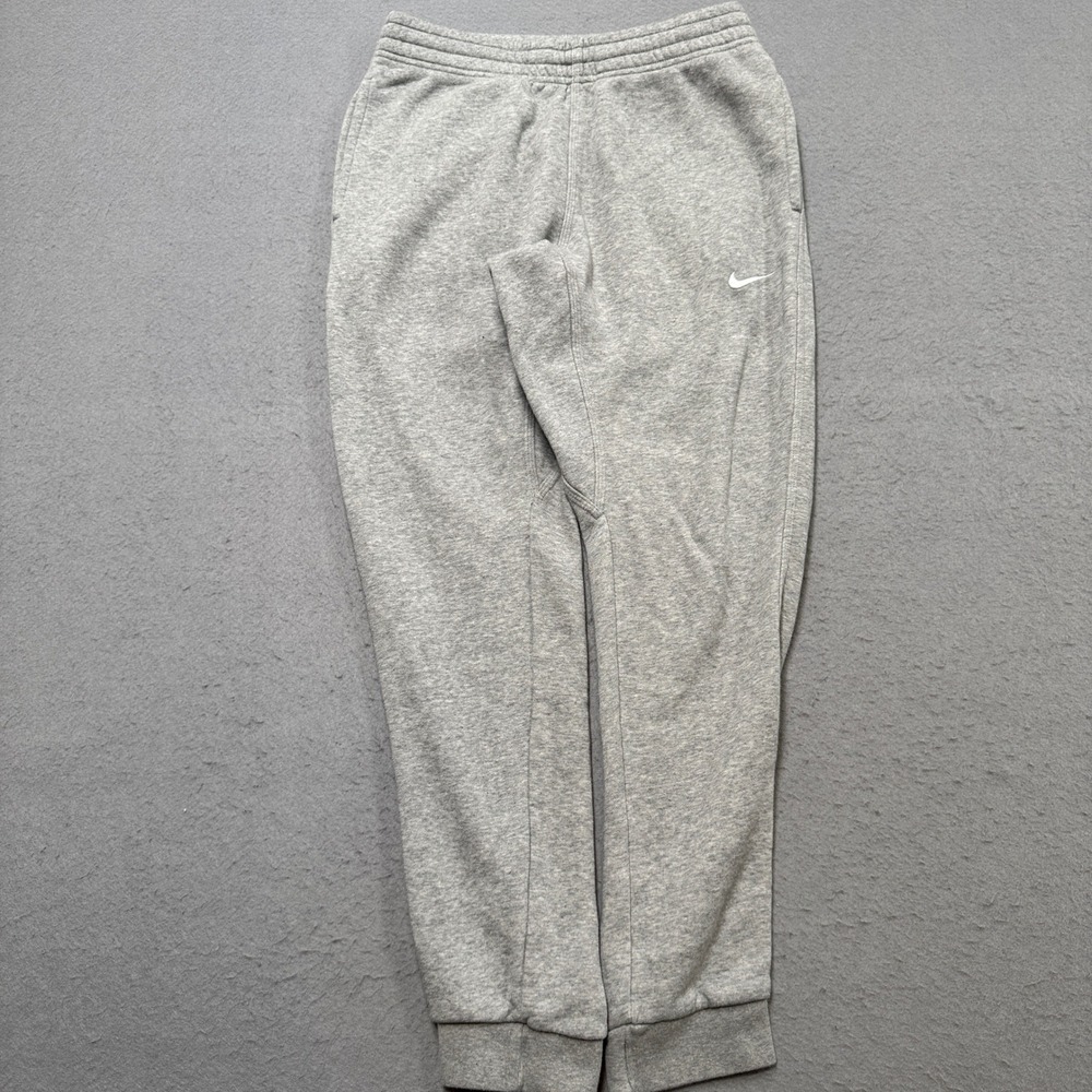 Nike Joggers Mens Medium Heathered Gray Tech Fleece Swoosh Athletic Training Gym